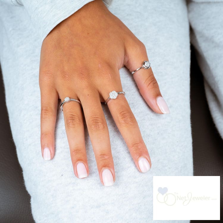Cluster Mount Diamond Ring-RNB Jewellery