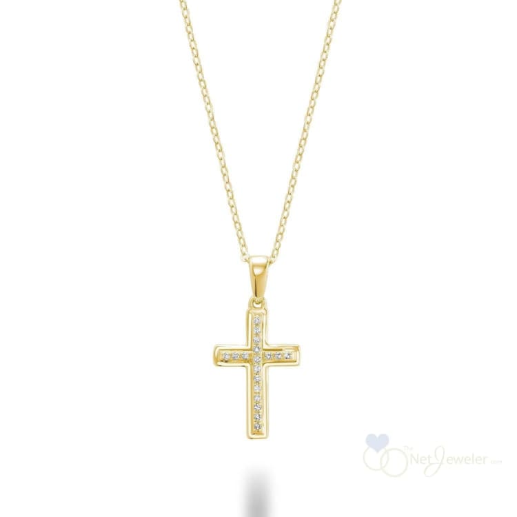 Cross Diamond Pendant-RNB Jewellery