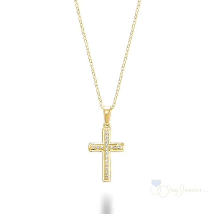 Cross Diamond Pendant-RNB Jewellery