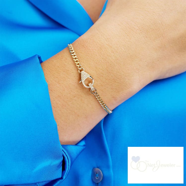 Diamond Cuban Bracelet-RNB Jewellery