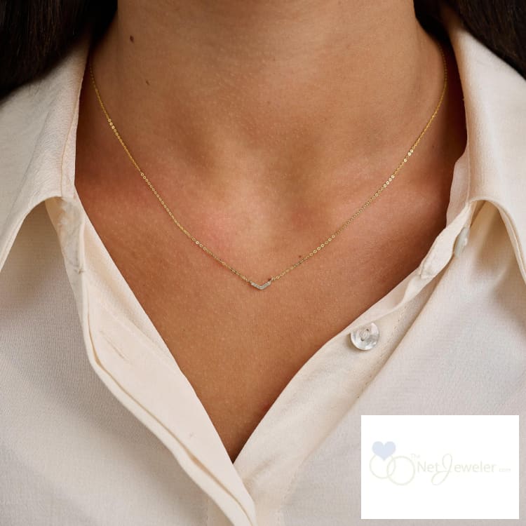 Diamond Arrow Necklace-RNB Jewellery