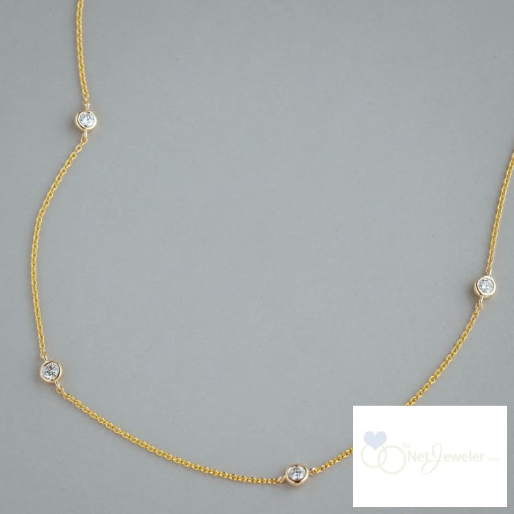 Diamond By the Yard Necklace-RNB Jewellery