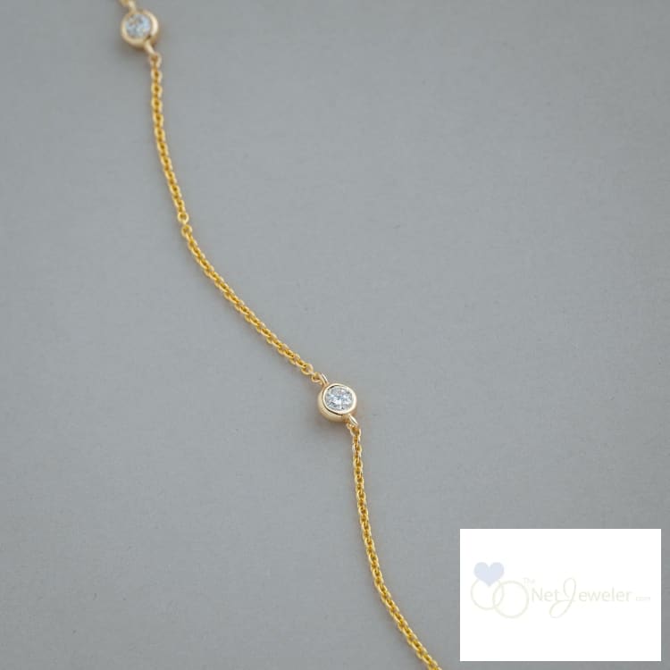 Diamond By the Yard Necklace-RNB Jewellery