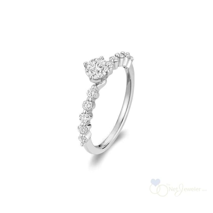 Diamond Engagement Ring Round-RNB Jewellery