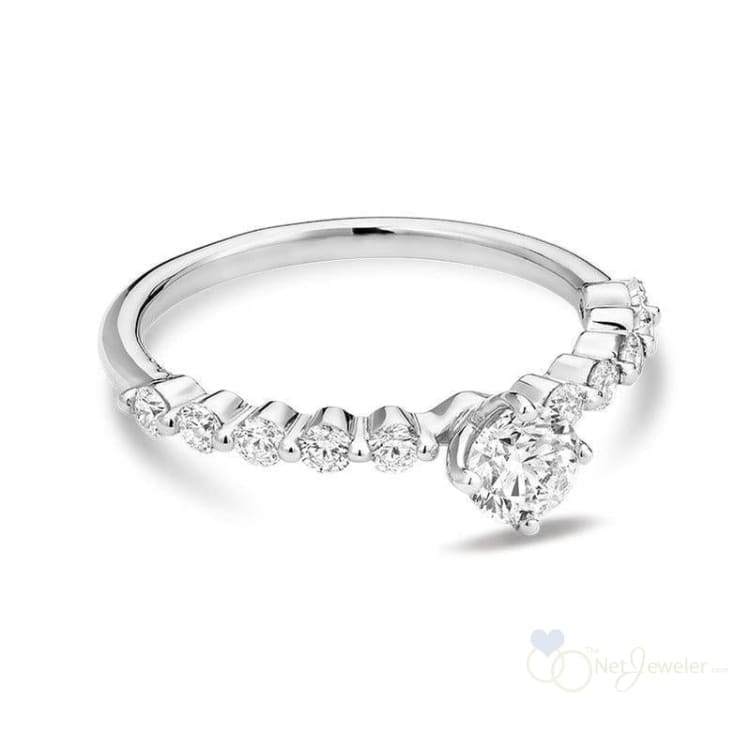 Diamond Engagement Ring Round-RNB Jewellery