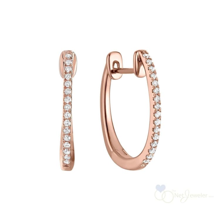 Diamond Huggie Earrings-RNB Jewellery