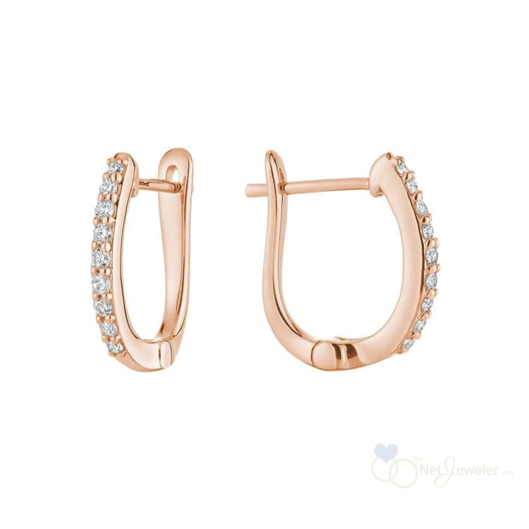 Diamond Huggie Earrings-RNB Jewellery