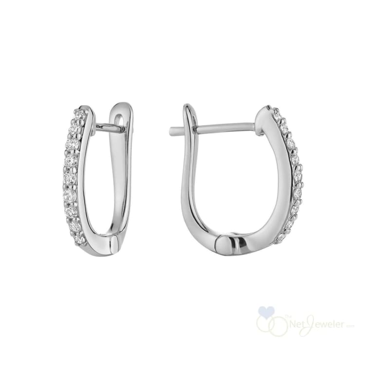 Diamond Huggie Earrings-RNB Jewellery