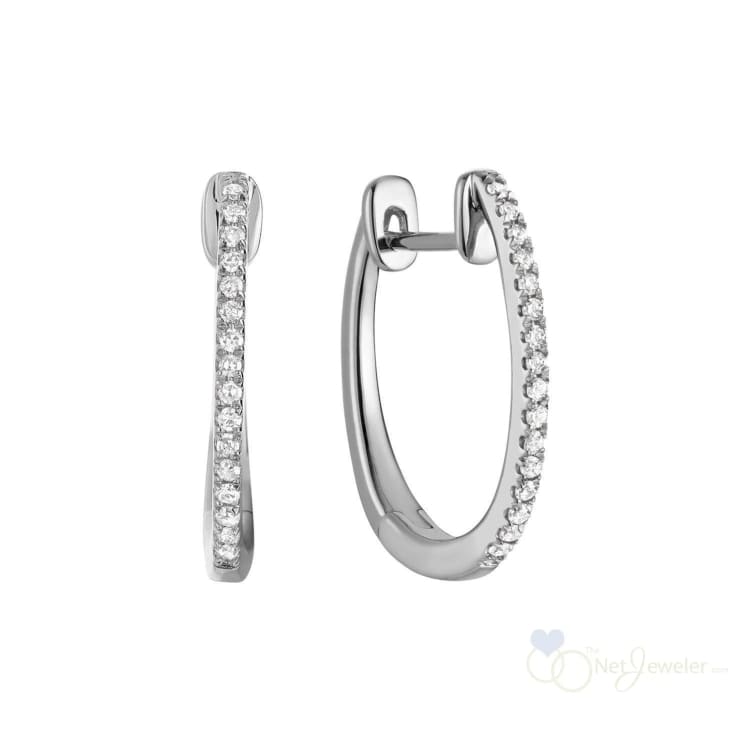 Diamond Huggie Earrings-RNB Jewellery