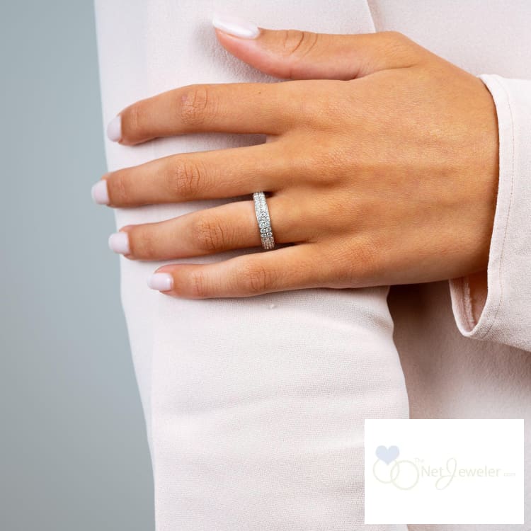 Diamond Pave Eternity Ring-RNB Jewellery