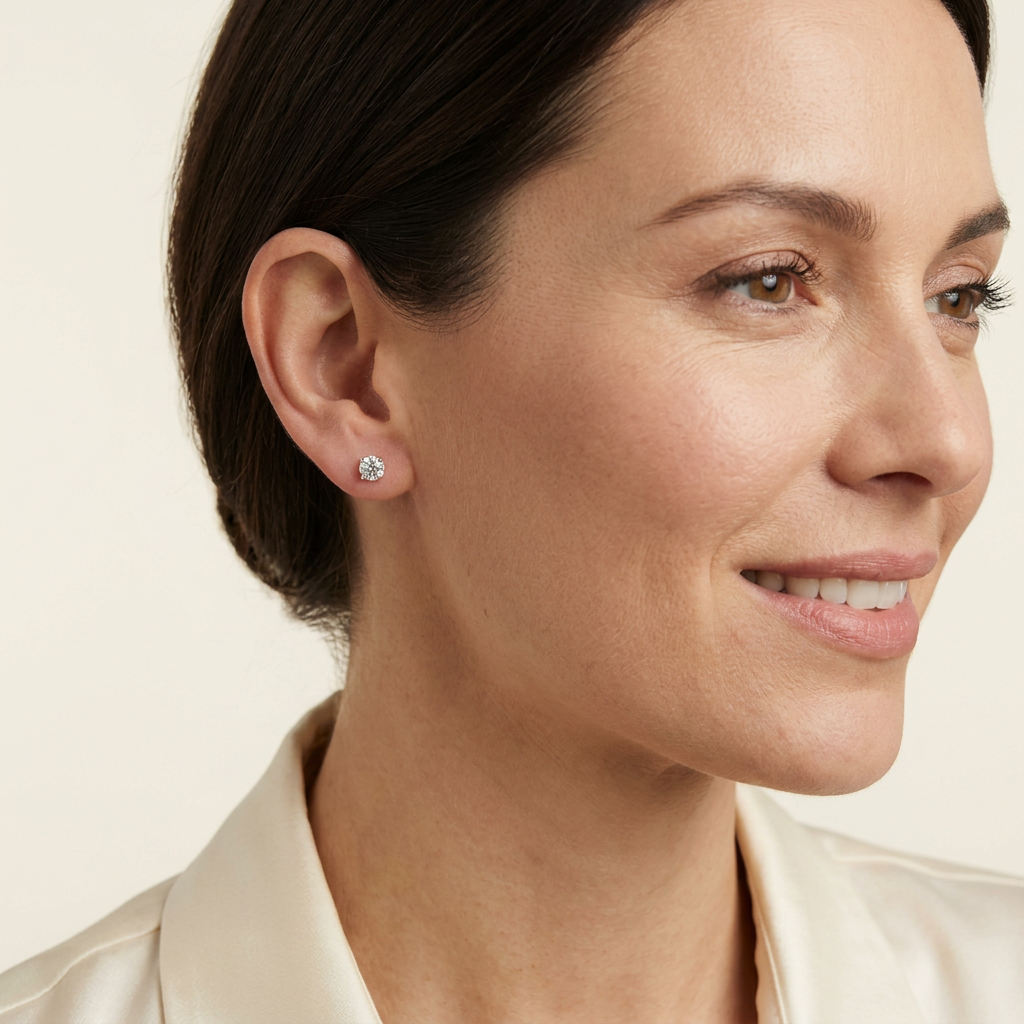 Lab-Grown Diamond Stud Earrings 