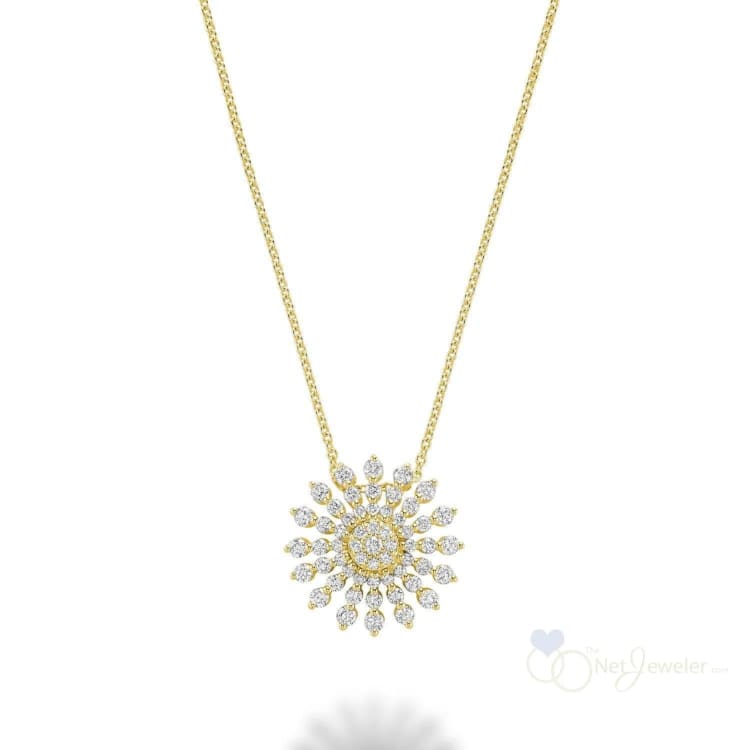 Diamond Sun Pendant - Pendant Diamand Soleil-RNB Jewellery