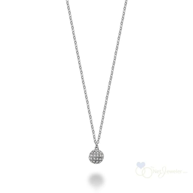 Circle Ball Diamond Necklace-RNB Jewellery
