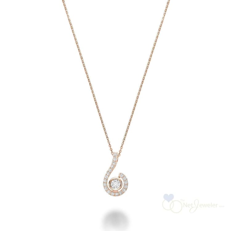 Drop Diamond Pendant-RNB Jewellery