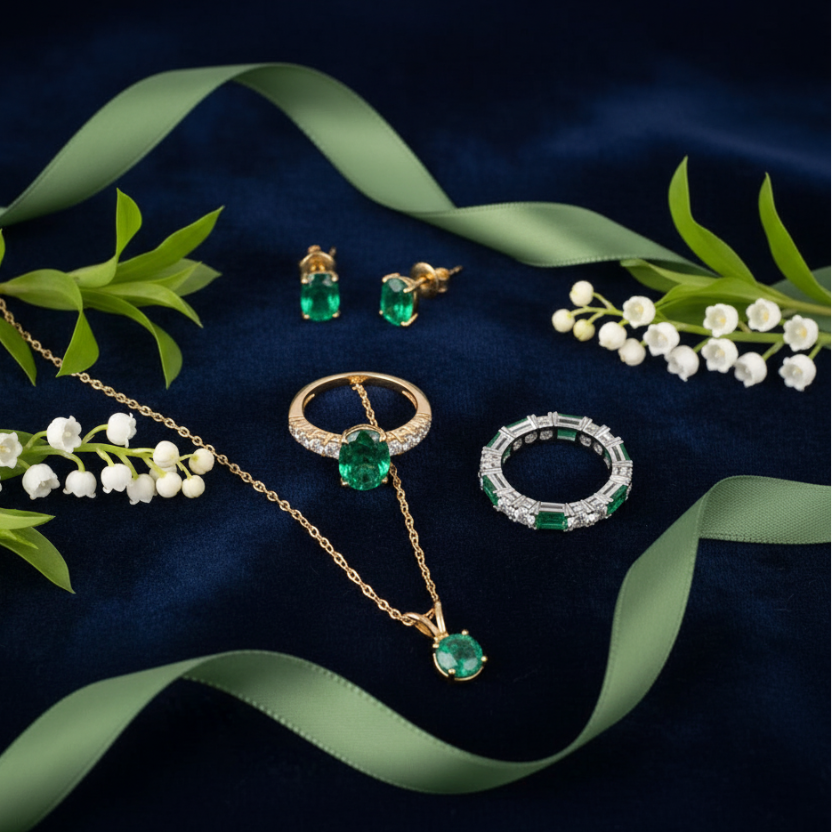 Emerald Jewelry - May Birthstone Collection