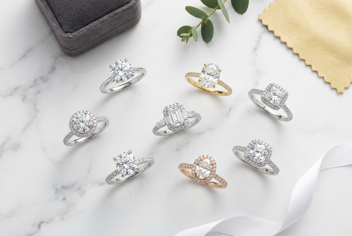 custom engagement rings - The Net Jeweler