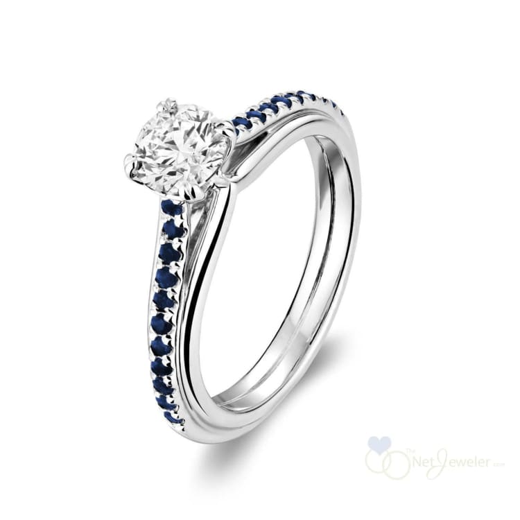Faith Signature Blue Sapphire and Diamond Ring-RNB Jewellery