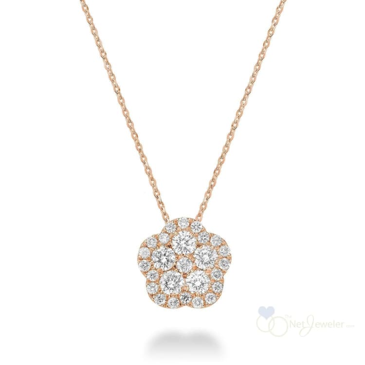 Flower Diamond Pendant-RNB Jewellery