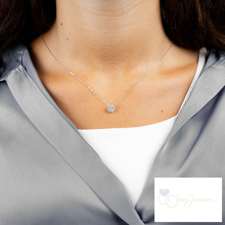 Flower Diamond Pendant-RNB Jewellery