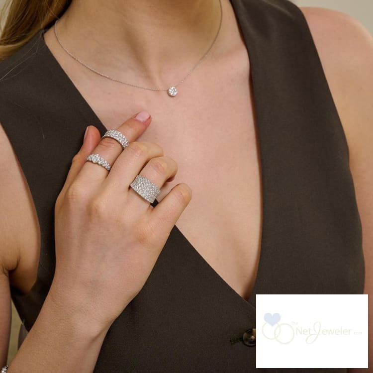 Grand Pave Diamond Ring-RNB Jewellery