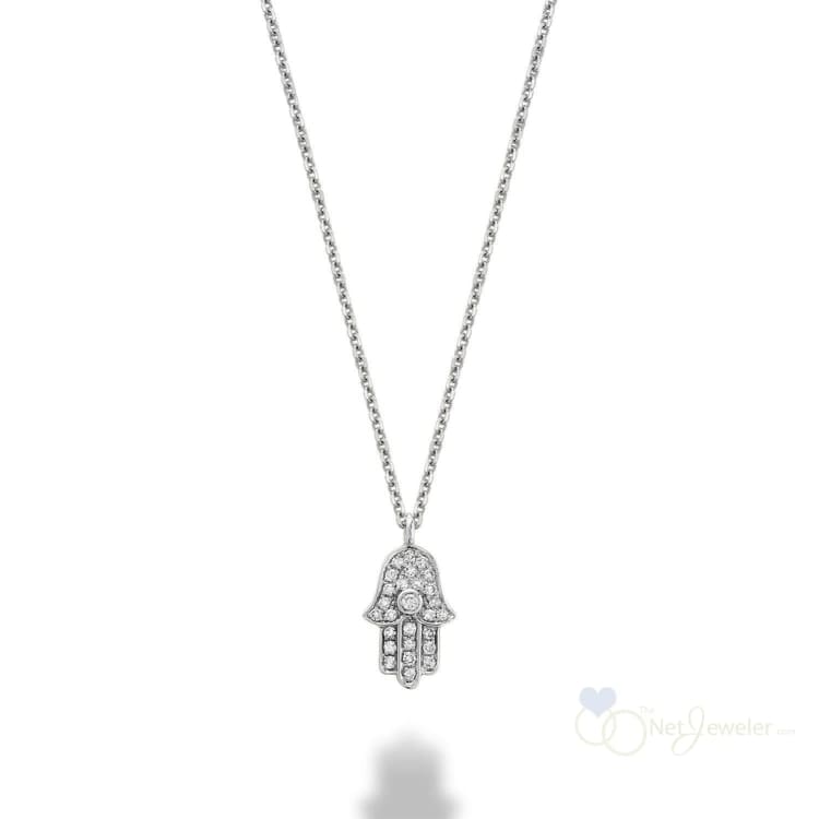 Hamsa Diamond Pendant-RNB Jewellery