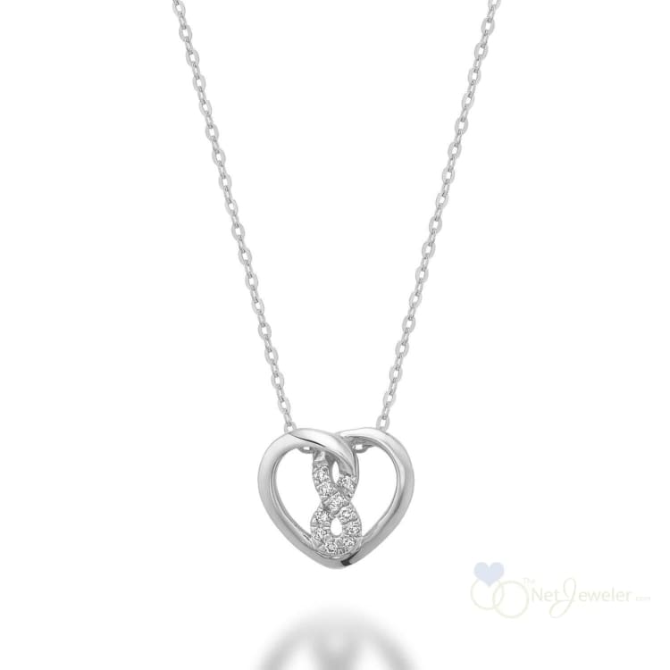Heart Infinity Diamond Pendant-RNB Jewellery