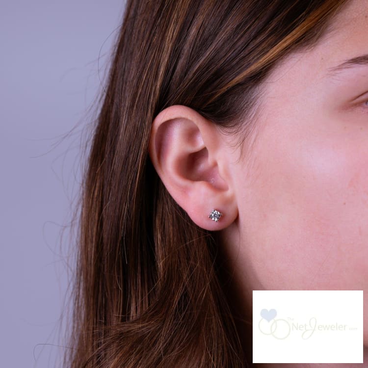 Illusion Diamond Stud Earrings-RNB Jewellery