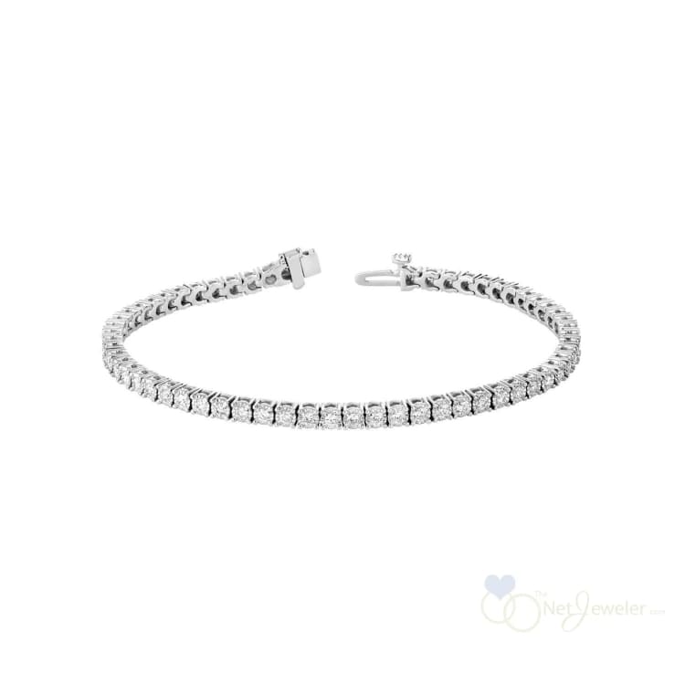Illusion Diamond Tennis Bracelet-RNB Jewellery