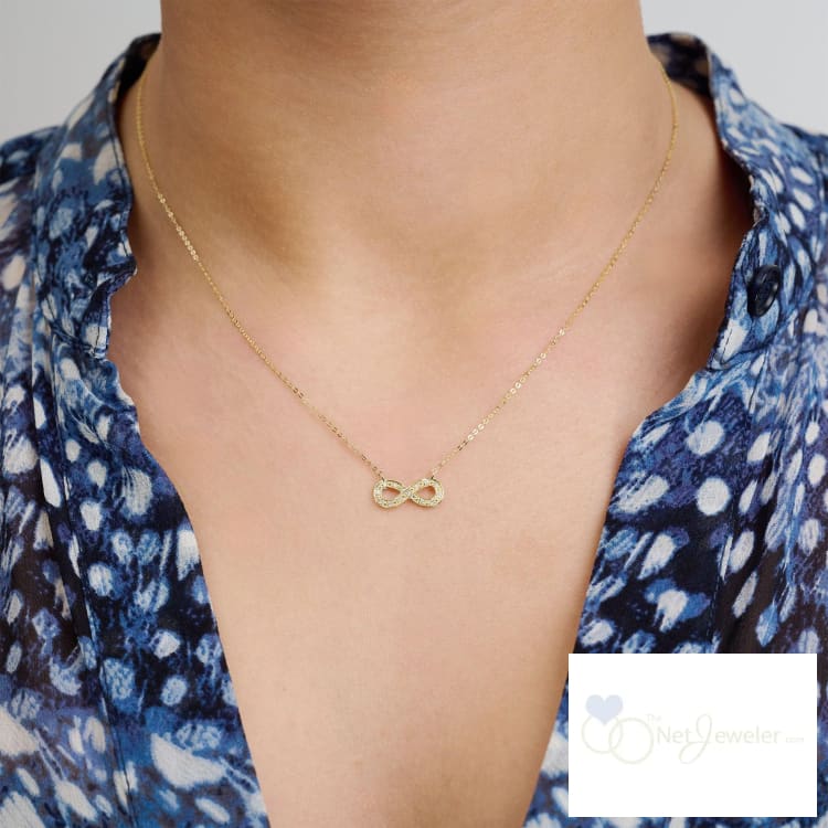 Infinity Diamond Necklace-RNB Jewellery