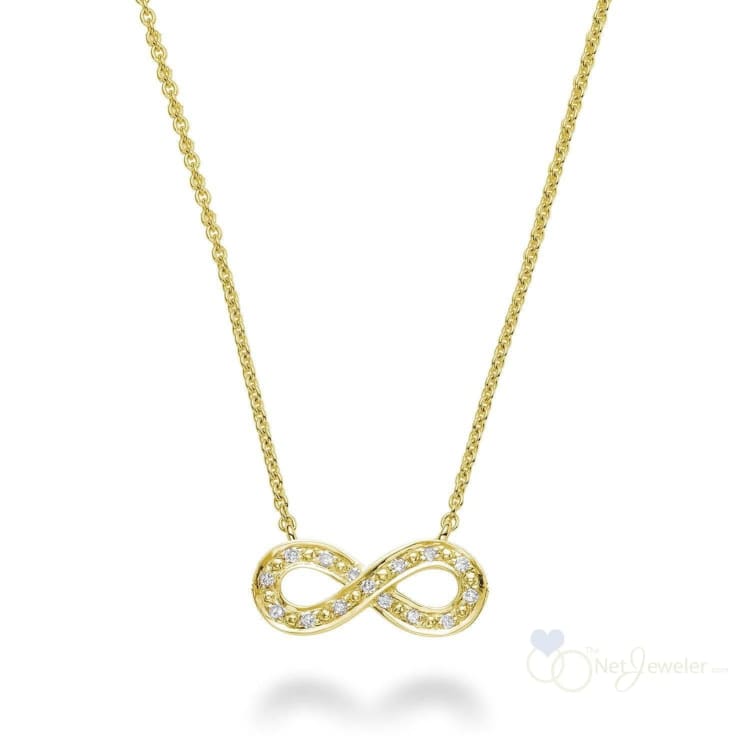 Infinity Diamond Necklace-RNB Jewellery