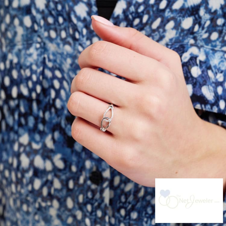 Interlocking Diamond Ring-RNB Jewellery
