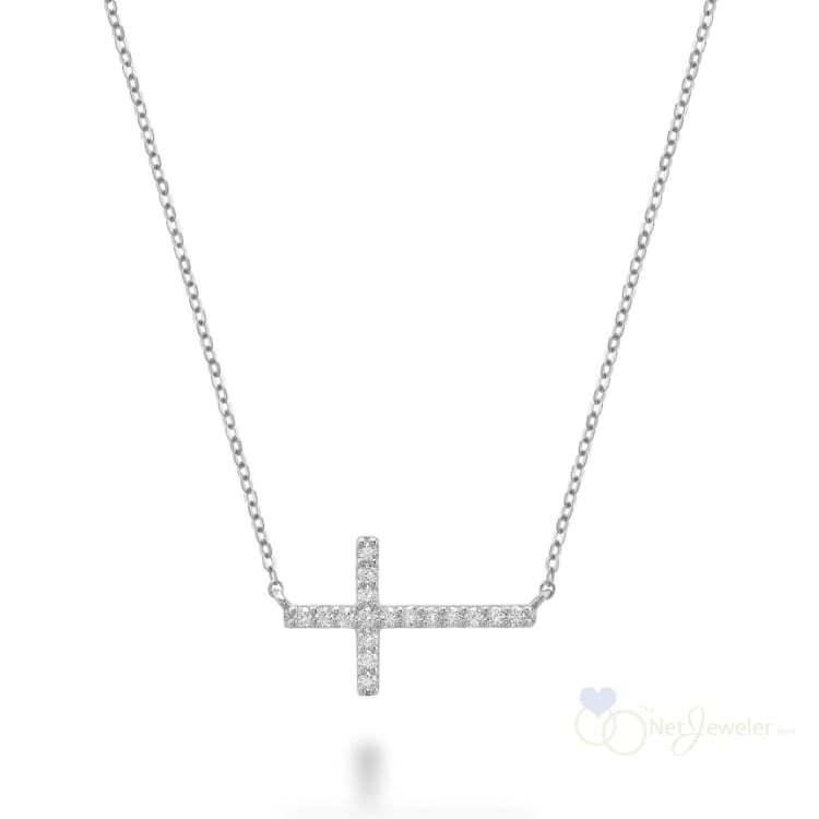 Religious Cross Diamond Necklace-RNB Jewellery