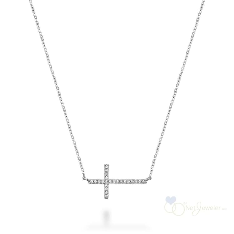 Religious Cross Diamond Necklace-RNB Jewellery