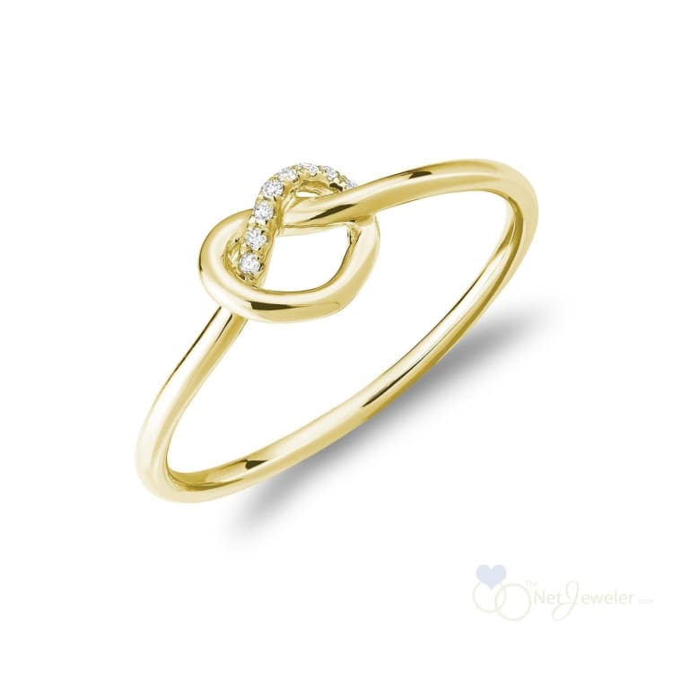 Knot Diamond Ring-RNB Jewellery