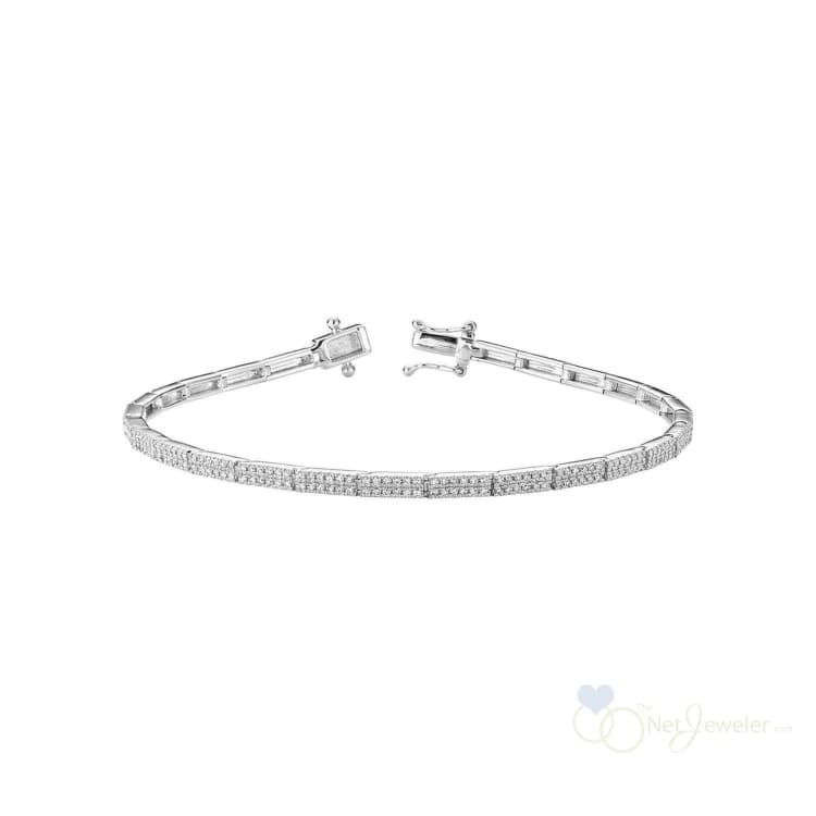 Link Pave Diamond Bracelet-RNB Jewellery