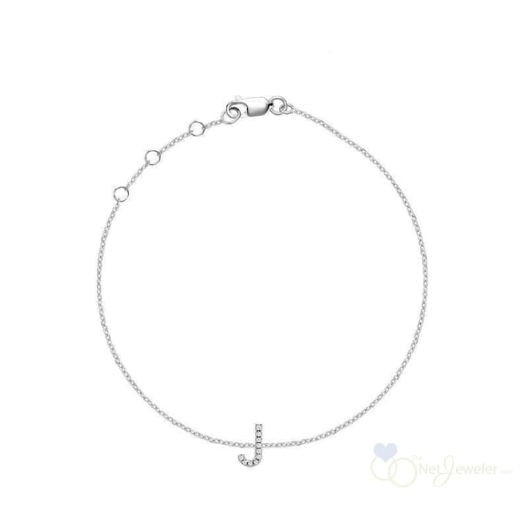 Initial Diamond Bracelet-RNB Jewellery