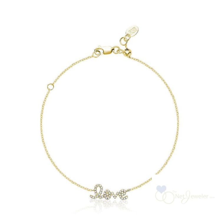 Mini "Love" Diamond Bracelet-RNB Jewellery