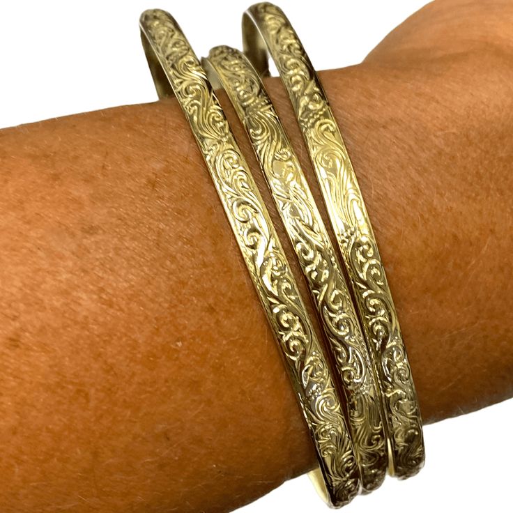 Moroccan style bangle bracelet 14K - thenetjeweler