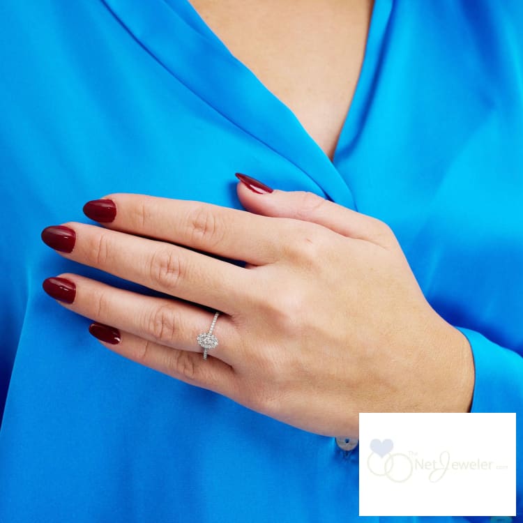 Oval Illusion Diamond Ring-RNB Jewellery