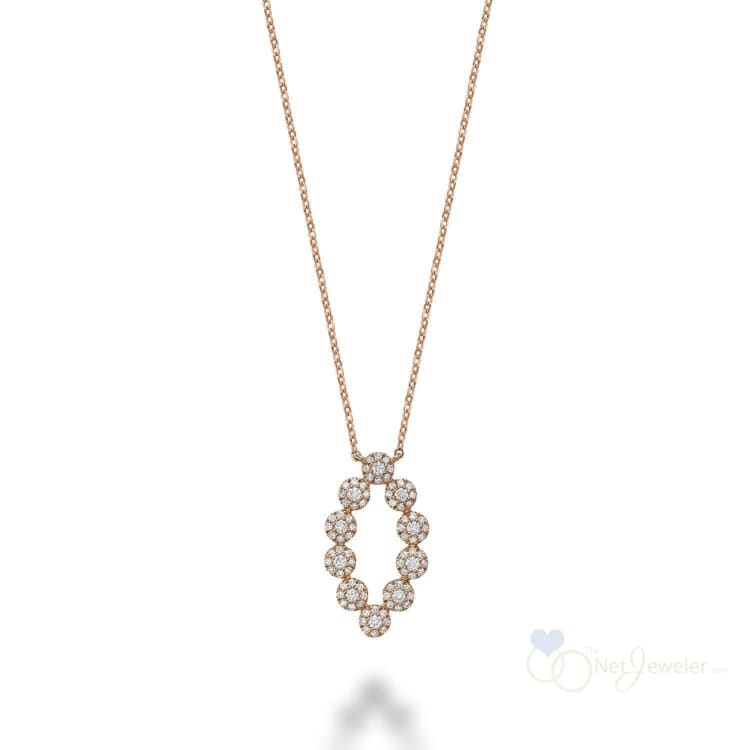 Martini Cup Fashion Diamond Necklace-RNB Jewellery