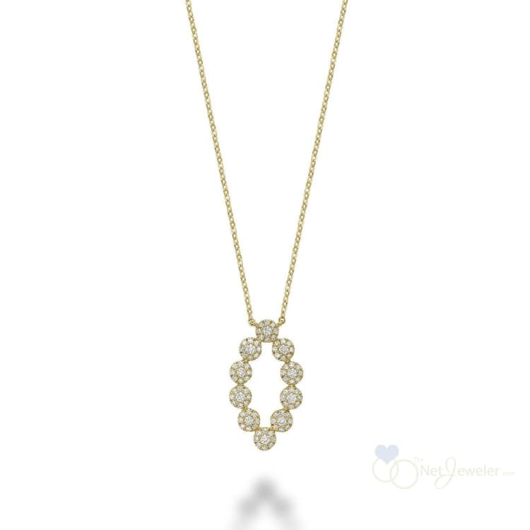 Martini Cup Fashion Diamond Necklace-RNB Jewellery