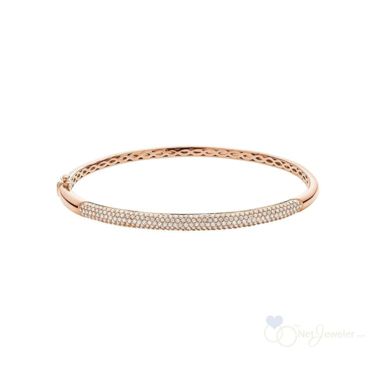 Pave Diamond Bangle Bracelet-RNB Jewellery