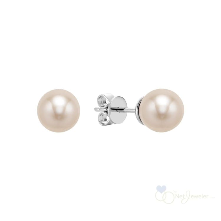 Pearl Stud Earrings-RNB Jewellery