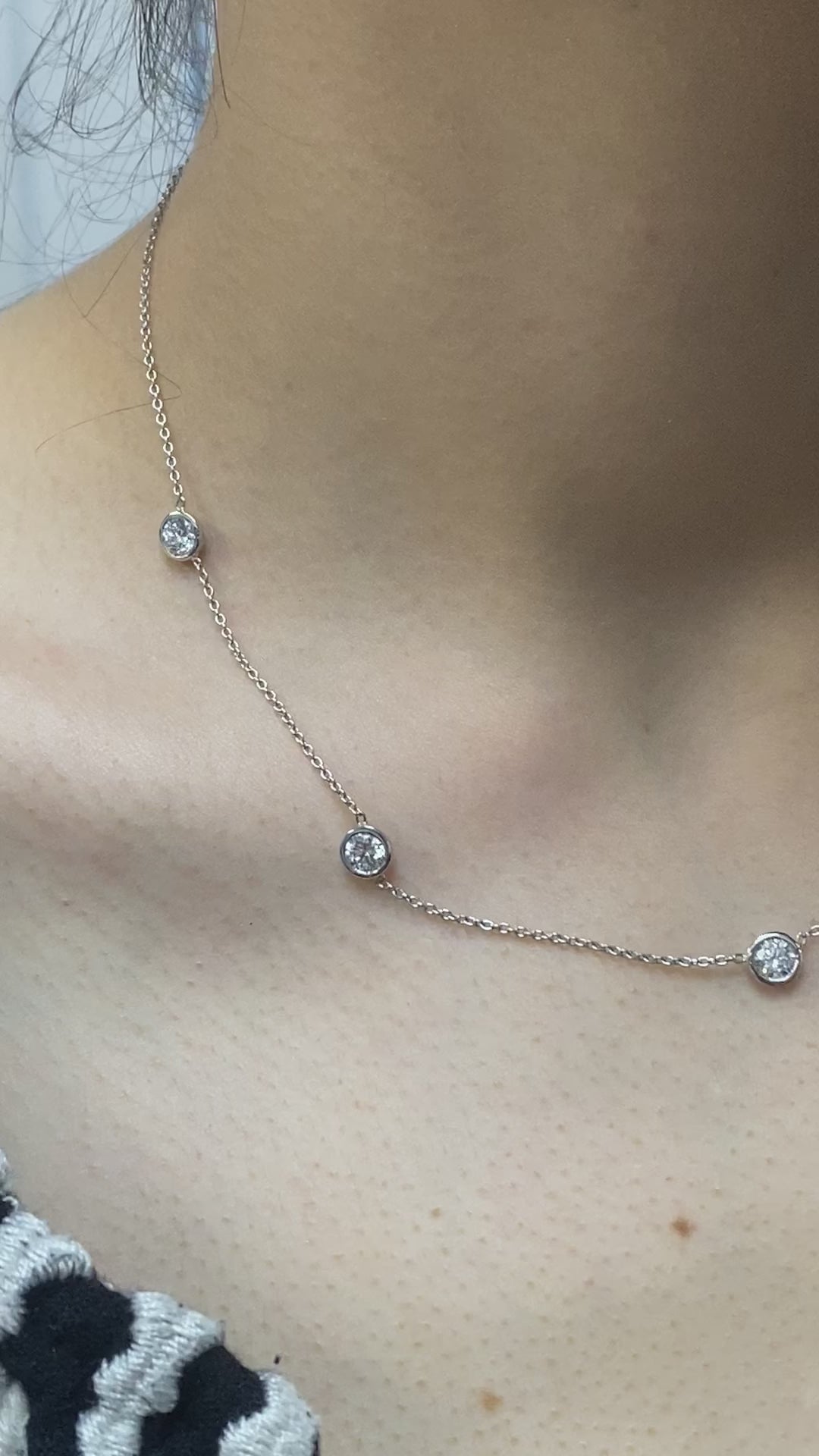 Diamond Station Necklace