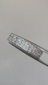 Radiant Cut Diamond Eternity Ring 5.40ctw
