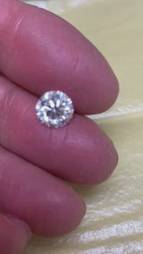 1.50 Carat Round Diamond D Color SI1 Clarity Excellent Cut
