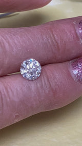 Lab Grown 2.00 Carat Round Loose Diamond