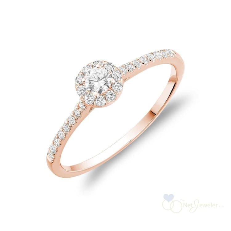 Round Diamond Halo Ring-RNB Jewellery