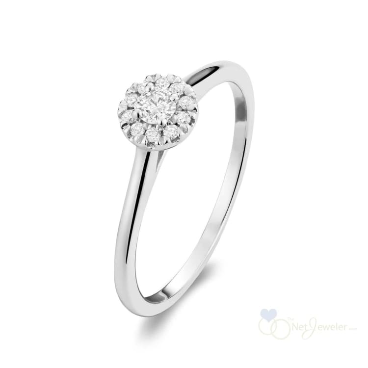 Round Diamond Halo Ring-RNB Jewellery