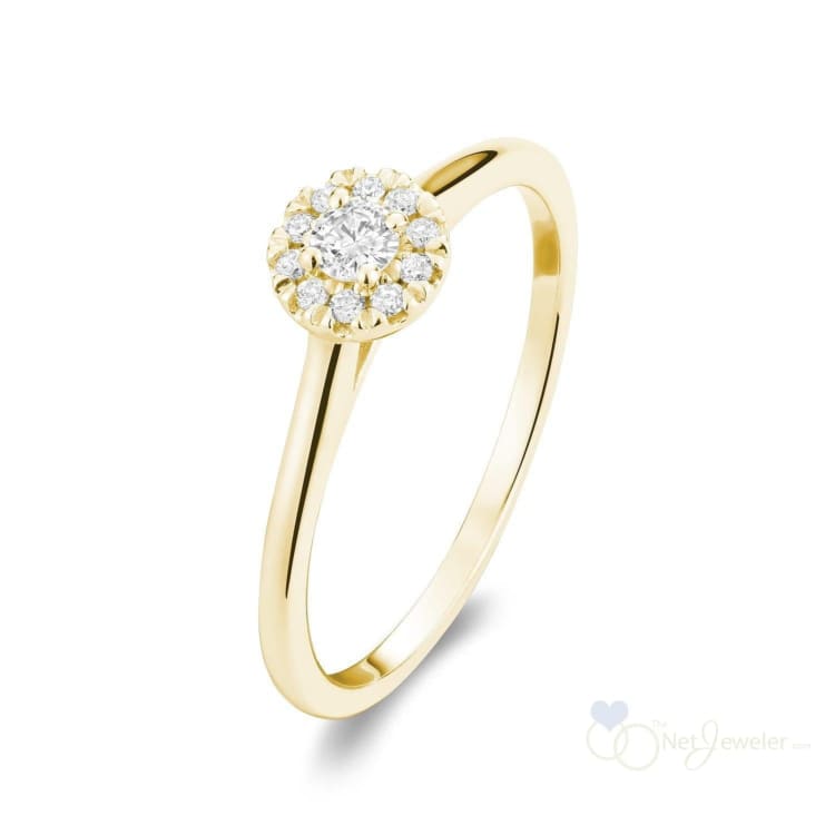 Round Diamond Halo Ring-RNB Jewellery